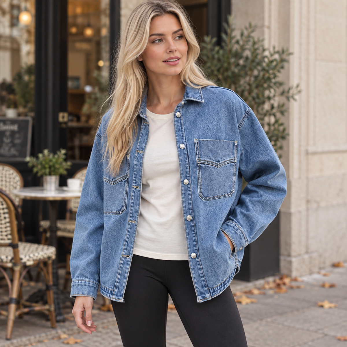 Fall Relaxed Denim Jacket