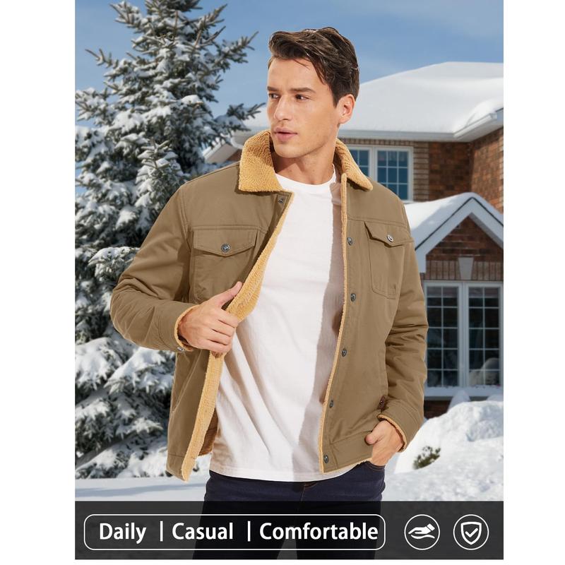 Men's Sherpa-Lined Trucker Jacket