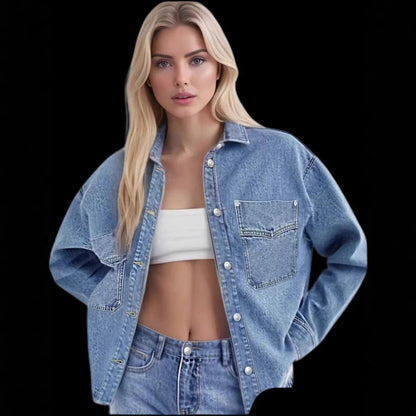 Fall Relaxed Denim Jacket