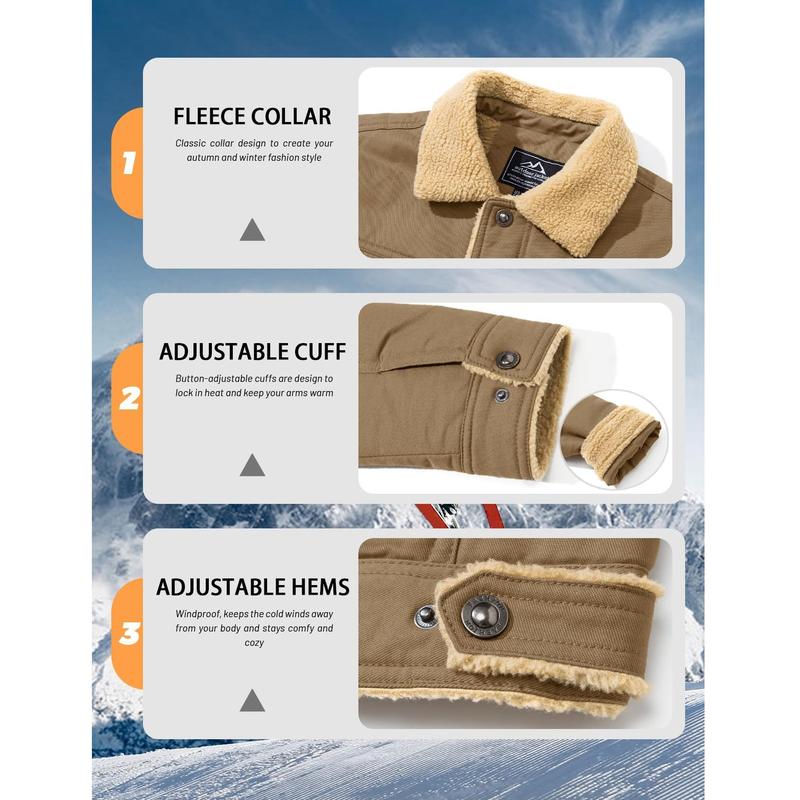 Men's Sherpa-Lined Trucker Jacket