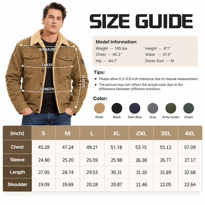 Men's Sherpa-Lined Trucker Jacket