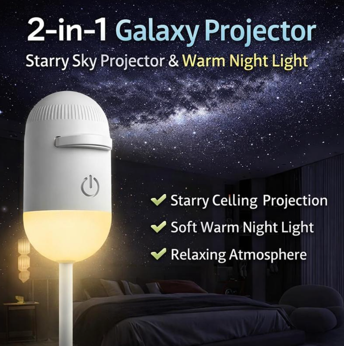 Yujisu | Starry Night Galaxy Projector