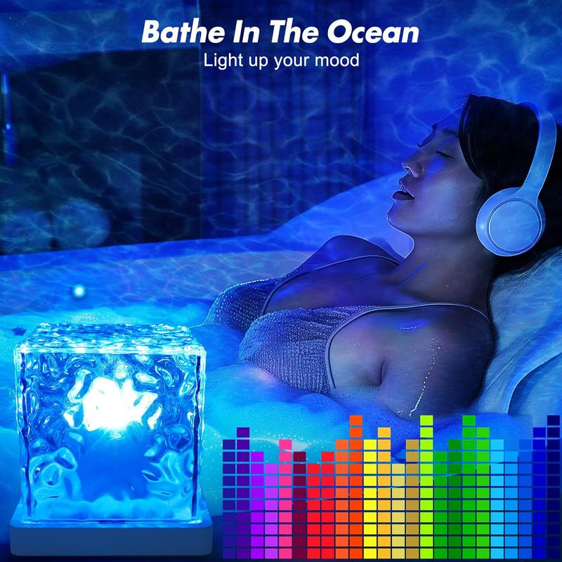 TideGlow Rechargeable Ocean Wave Light
