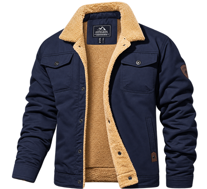 Men's Sherpa-Lined Trucker Jacket